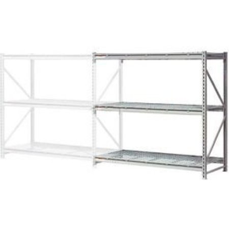 GLOBAL EQUIPMENT Extra Heavy Duty Storage Rack, Wire Deck, 72"Wx24"Dx72"H Add-On 504494